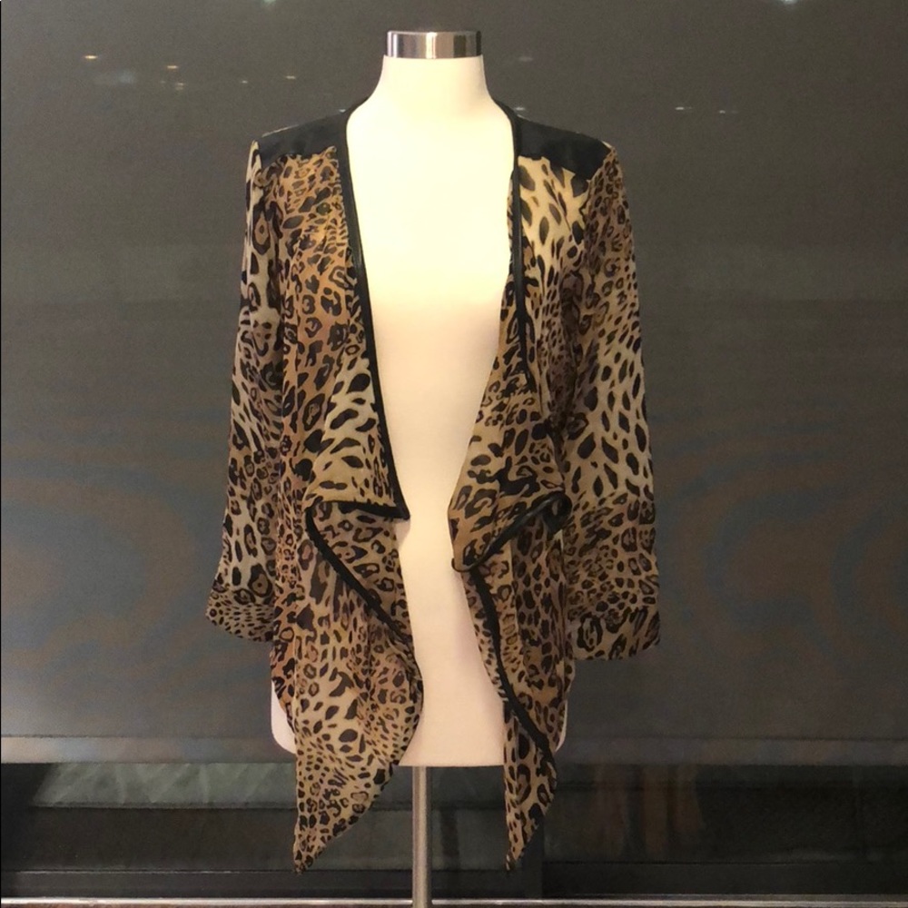 Forever 21 leopard print jacket